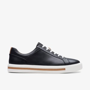 Unos Zapatillas de Cuero Negro Maui Lace
