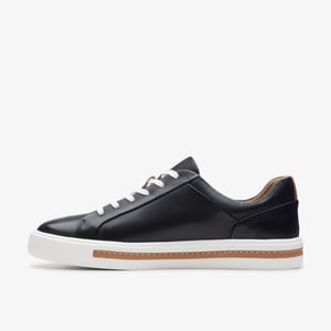 Unos Zapatillas de Cuero Negro Maui Lace