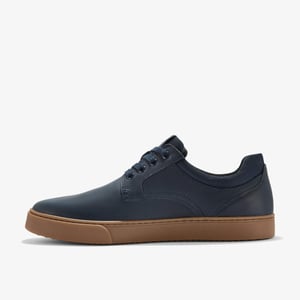 Zapatillas de Cuero Aceitado Azul Marino Lockton