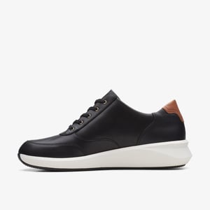 Un Rio Zapatillas de Piel Negras
