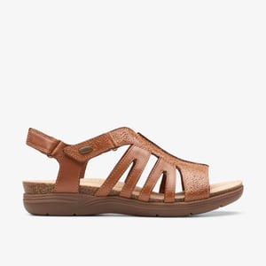 Sandalias de Cuero Marrón Abril Belle