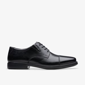 Zapatos de Cuero Negro Cosgrove Cap