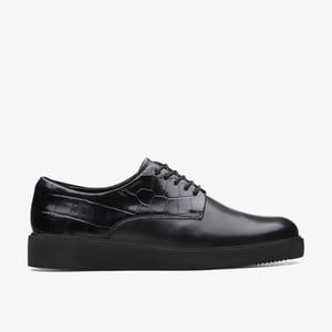Zapatos Combinados Glickly Derby2 Negros