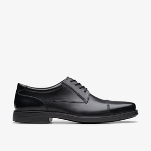 Zapatos de Cuero Negros Wenham Cap II