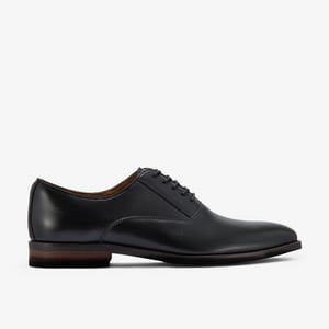 Zapatos de cuero negro Banstead Lace