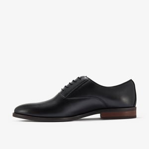 Zapatos de cuero negro Banstead Lace