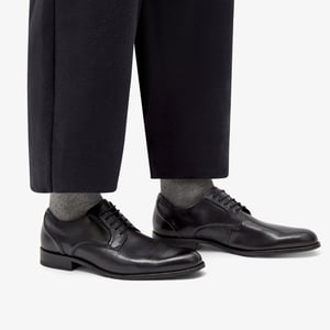 Zapatos de cuero negro con encaje CraftArlo