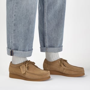 Zapatos WallabeeEVO de ante arena oscuro