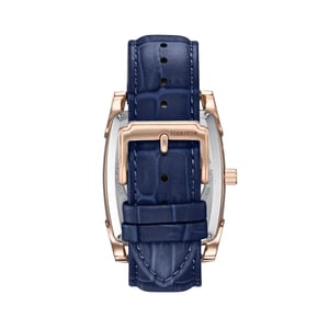 Reloj automático Heritor Valentin con correa de cuero y fecha