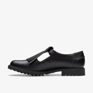 Zapatos de Cuero Negro Griffin Mia2