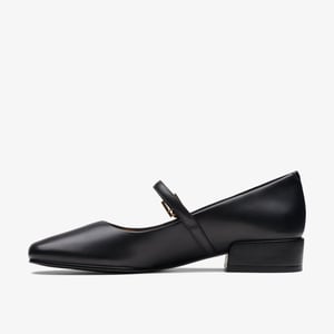 Zapatos de Cuero Negros con Hebilla Seren 30