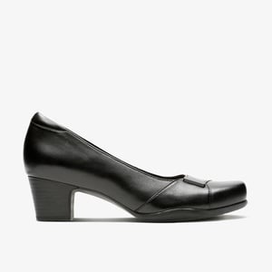 Zapatos de Cuero Negro Rosalyn Belle