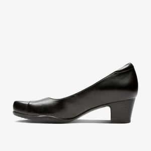 Zapatos de Cuero Negro Rosalyn Belle
