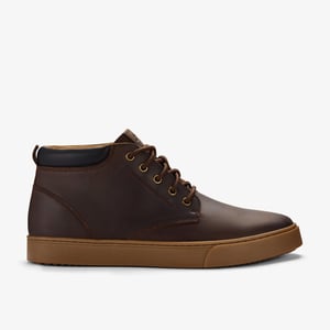 Botas Lockton en cuero aceitado marrón medio