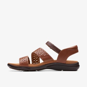 Sandalias de Cuero Tan Kitly Way