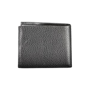 Billetera de Cuero Negro Calvin Klein