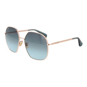 Gafas de sol de lentes en degradado con marco de metal