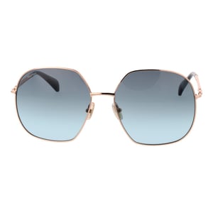 Gafas de sol de lentes en degradado con marco de metal