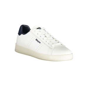 Zapatillas de Hombre de Cuero Blanco Blauer