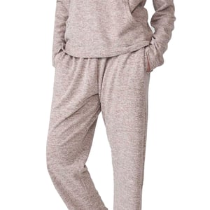 Pijama Manga Larga de Punto Suave JJB5 para Mujer