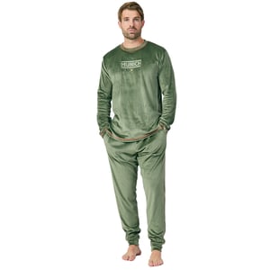 Pijama Terciopelo Manga Larga MU3 para Hombre