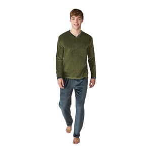 Pijama Terciopelo Manga Larga JJBFP801 para Hombre