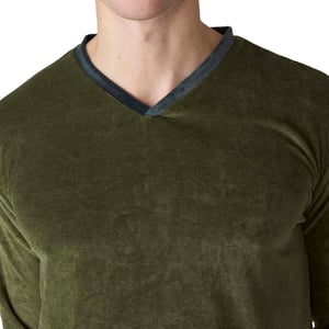 Pijama Terciopelo Manga Larga JJBFP801 para Hombre
