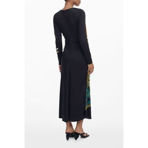 Vestido Midi de Patchwork