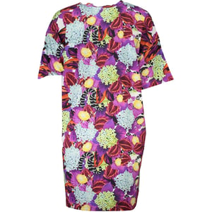 Vestido Mini de Seda con Estampado Floral