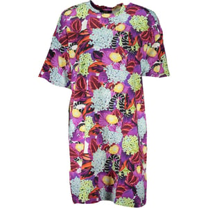 Vestido Mini de Seda con Estampado Floral