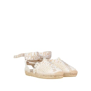 Espadrilles de Lona con Logo de Stella McCartney