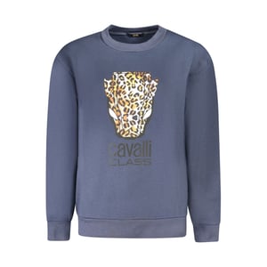 Sudadera de cuello redondo con estampado de leopardo