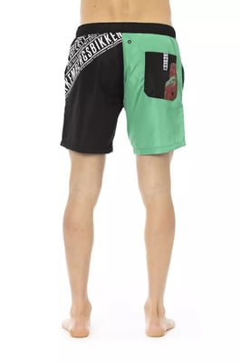 Bikkembergs Pantalones de Baño con Estampado Gráfico
