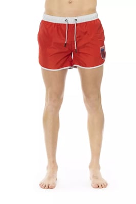Bañador Rojo con Parche