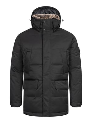 Alessandro Salvarini Chaqueta de Invierno Hombre AS-456 – Elegante, Impermeable Con Capucha Desmontable