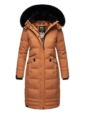 Navahoo Chaqueta de invierno Fahmiyaa para mujer – Larga, Cálida & Funcional con Capucha