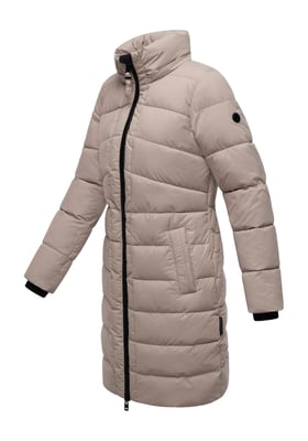 Abrigo de invierno Marikoo Kaltnäschen para mujer con capucha desmontable