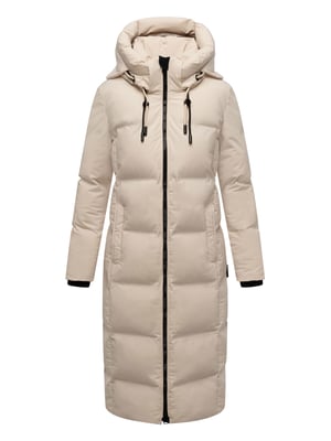 Abrigo acolchado de invierno Marikoo Tikoraa para mujer con capucha desmontable