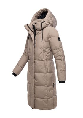 Abrigo acolchado de invierno Marikoo Chumanii XVI para mujer con bolsillos magnéticos
