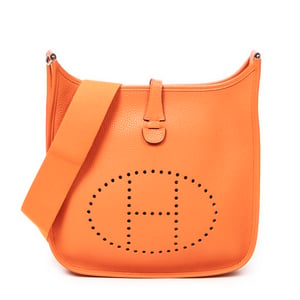 Hermès Evelyne III PM en Naranja Piel de becerro