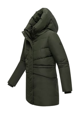 Chaqueta de invierno Marikoo Delilah para mujer con forro polar y cintura ajustable