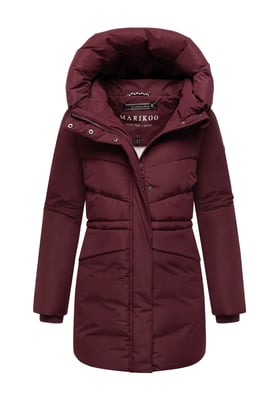 Chaqueta de invierno Marikoo Delilah para mujer con forro polar y cintura ajustable