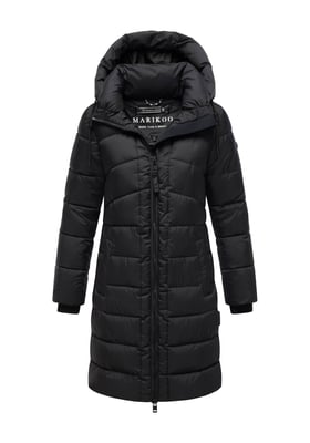 Abrigo de invierno Marikoo Kaltnäschen para mujer con capucha desmontable