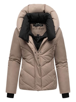 Chaqueta acolchada de invierno Marikoo Nadiraa para mujer con diseño 2 en 1 y capucha