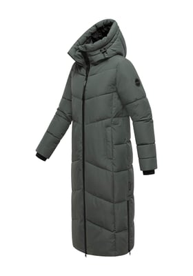 Abrigo acolchado de invierno Marikoo Firella para mujer con capucha y cremallera bidireccional