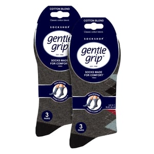 6 Pares de Calcetines de Algodón para Hombres | Calcetines Suaves con Patrones y Sin Compresión para el Uso Diario