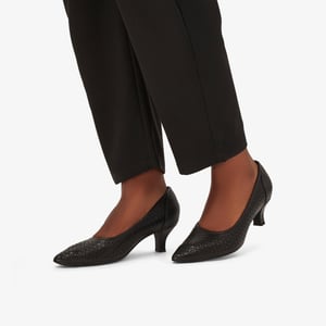 Zapatos de Cuero Negros Kepley Sky