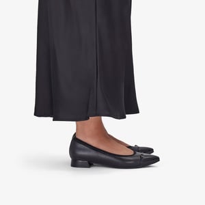 Zapatos de Cuero Negros Natalyn Dusk