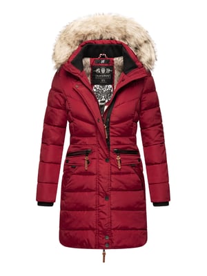 Navahoo Abrigo de Invierno Mujer Paula – Muy Cálido, Repelente al Agua & Con Cuello de Pelo Desmontable