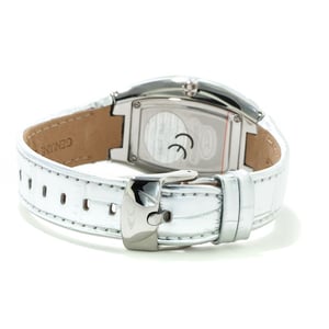 Reloj Rectangular Plateado Chronotech